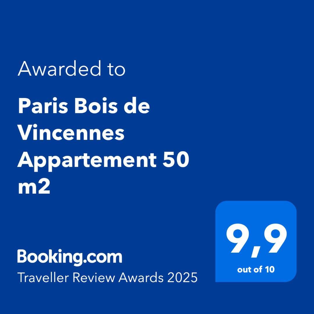 Paris Bois De Vincennes Appartement 50 M2 Kültér fotó